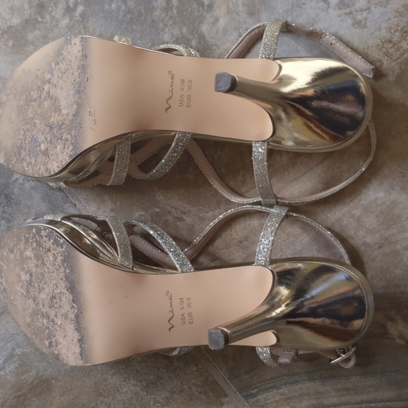 Nina Sparkly Evening High Heel Shoes - Picture 6 of 9